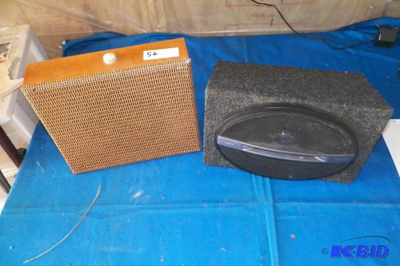 lot 56 image: 2 Speakers 1 New 1 Older. New One Sony Car Speaker.