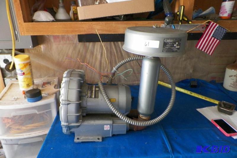 lot 61 image: Gast Manufacturing Corp. Regenair Model. RF310A-2 wAir Filter