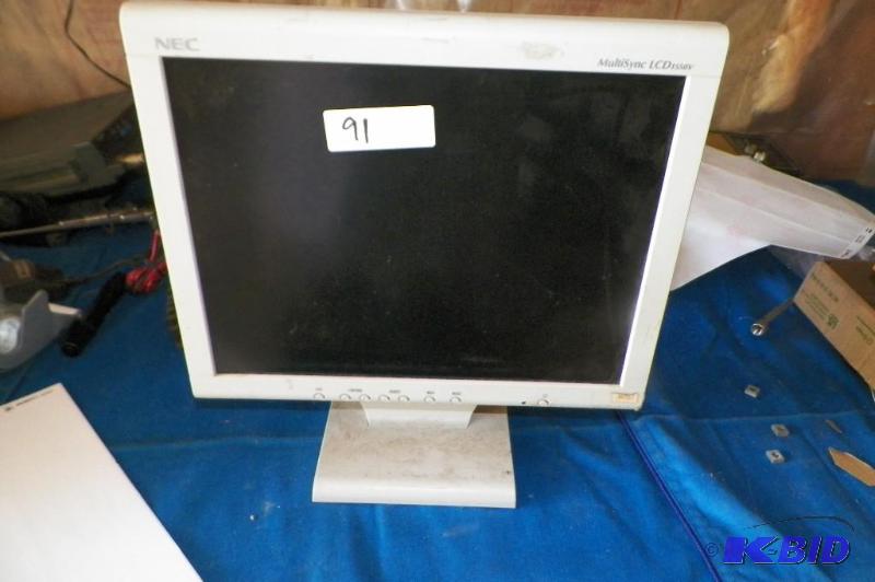 lot 91 image: NEC Multisync LCD 1550V 15 Monitor