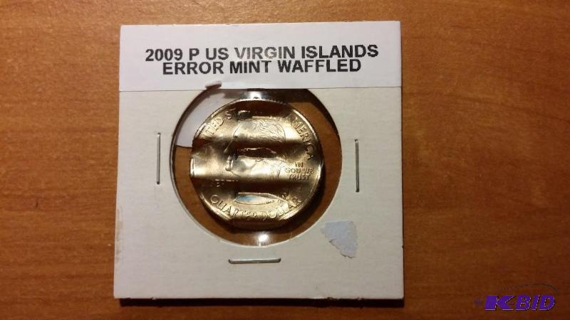 2009 WASHINGTON QUARTER ERROR MINT WAFFLED  ...