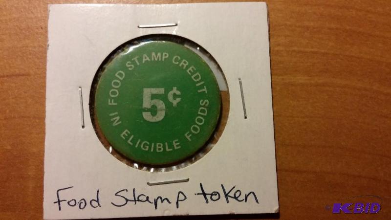 FOOD STAMP CHANGE COIN TOKEN...