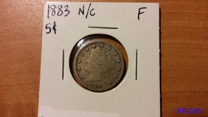 1883 LIBERTY V NICKEL FINE...