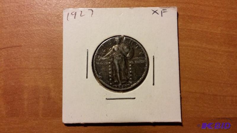 1927 STANDING LIBERTY QUARTER XF...