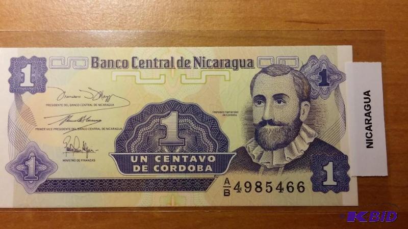 NICARAGUA FOREIGN NOTE, UNCIRCULATED...