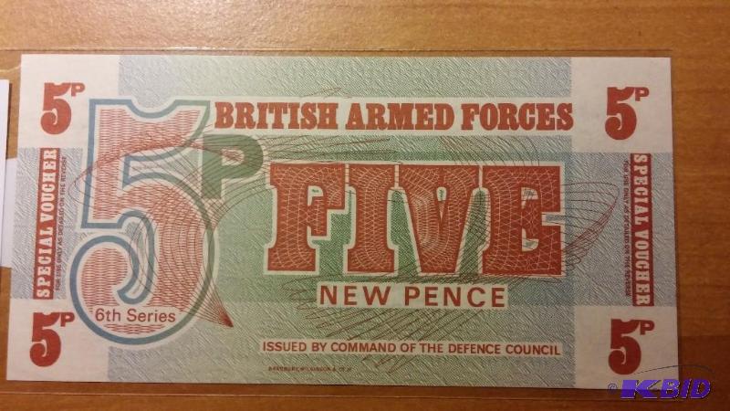 BRITISH MILITARY PAYMENT COUPON, UNCIRCULATED...