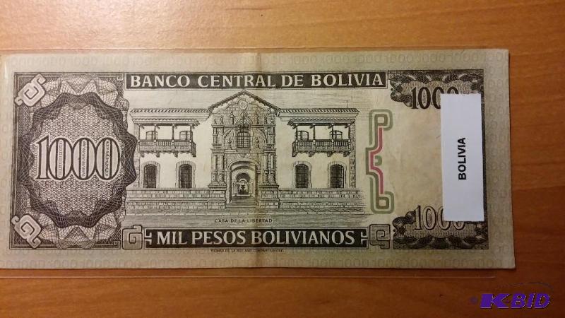 BOLIVIA FOREIGN NOTE...