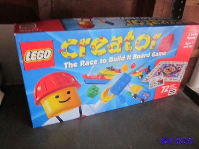 lot 112 image: Lego Creator The Race to Build it board game,...