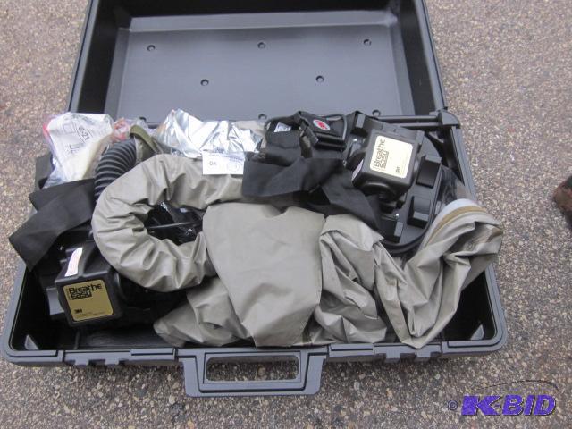 lot 126 image: Lot of (2) Bio Hazard Breathe Easy 3M Chemica...