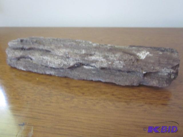 lot 34 image: 8 inch piece of petrified wood. ...