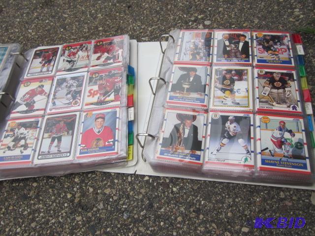 lot 85 image: Lot of (2) NHL Albums, filled with hockey car...