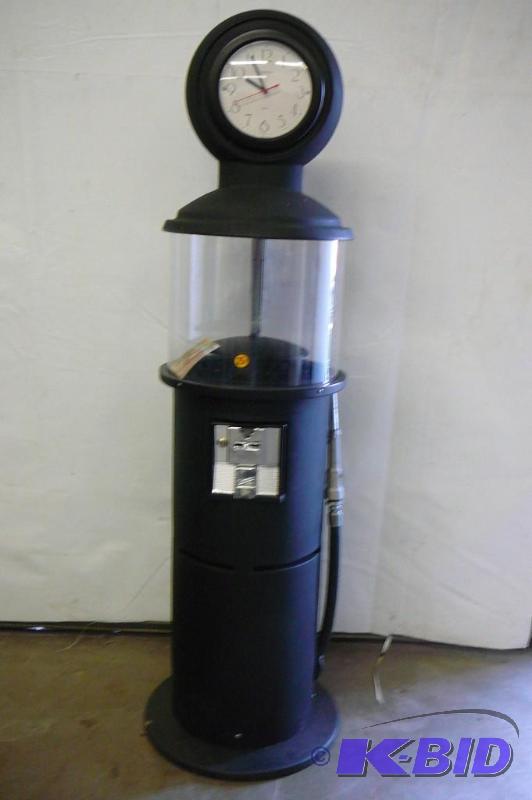 Large gum ball machine gas pump with clock&nb...