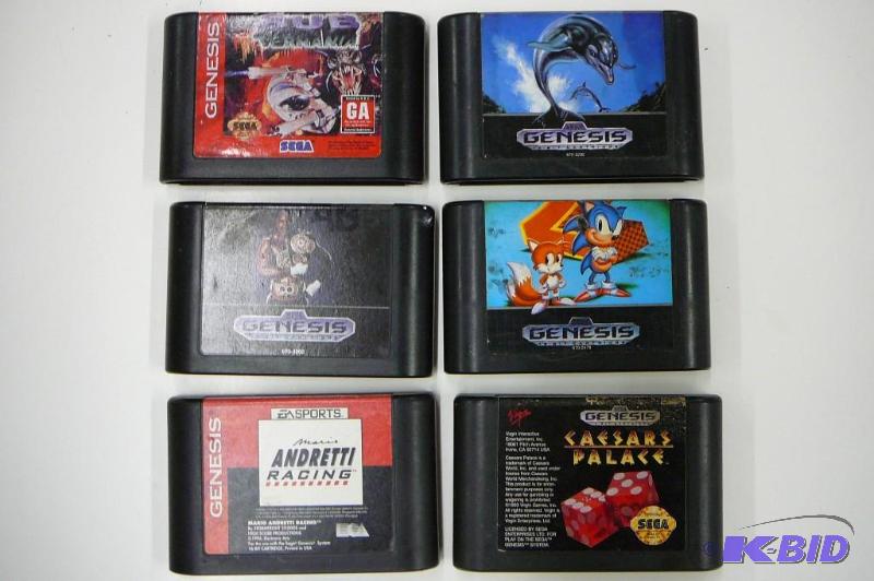 Lot of 6 Sega games...