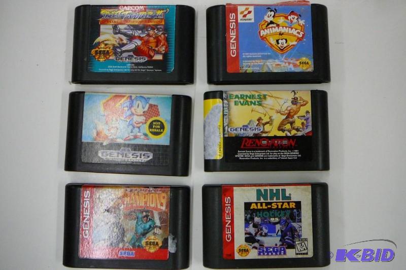 Lot of 6 Sega games...