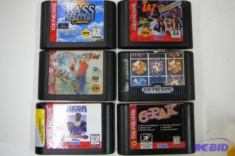 Lot of 6 Sega games...