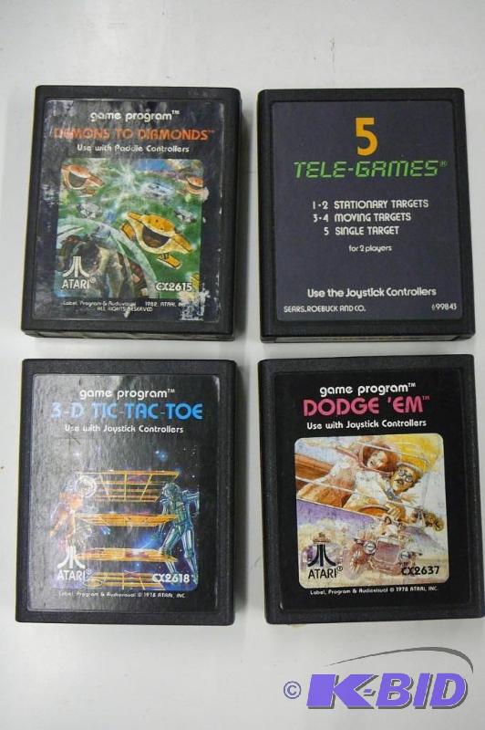Lot of 4 Atari games...