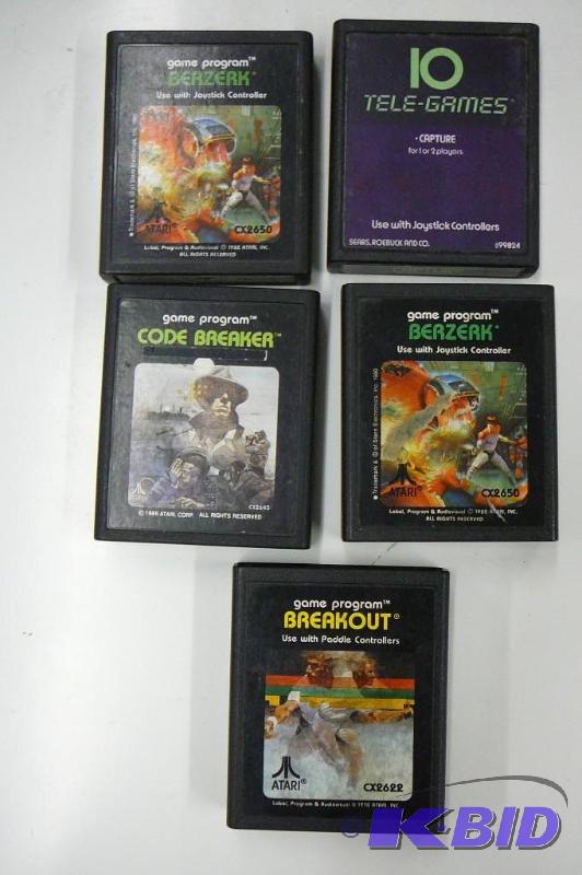 Lot of 5 Atari games...