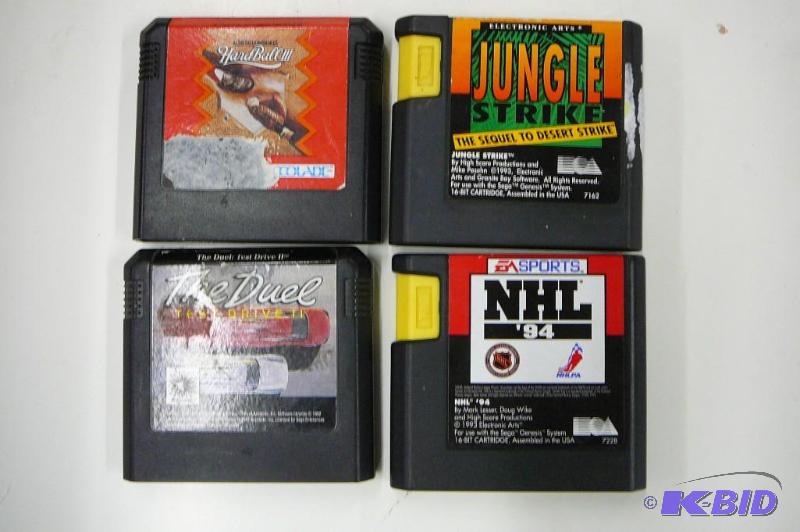 Lot of 4 Sega genesis games...