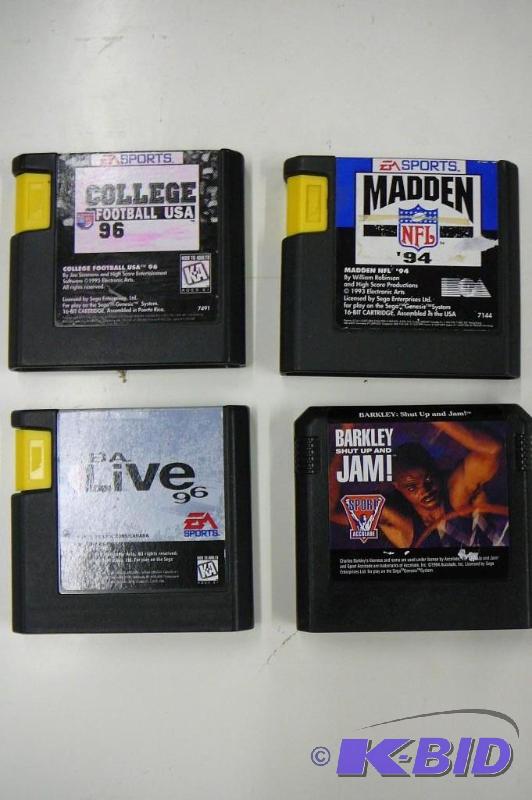 Lot of 4 Sega genesis games...