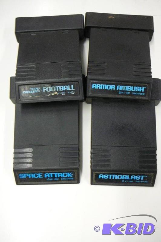Lot of 4 Atari Sear video system games...