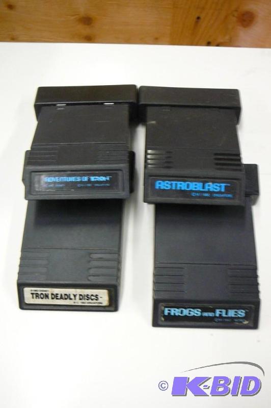 Lot of 4 Atari Sear video system games...