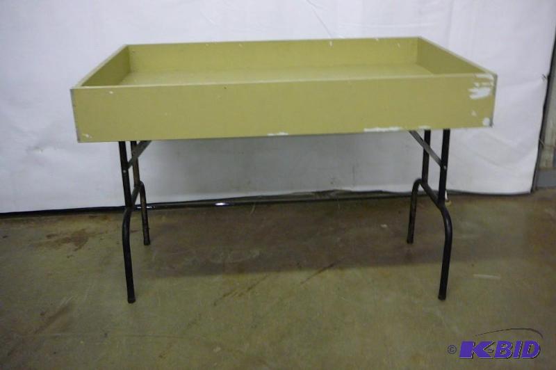 Folding display table with 4 sides 48&quot w...