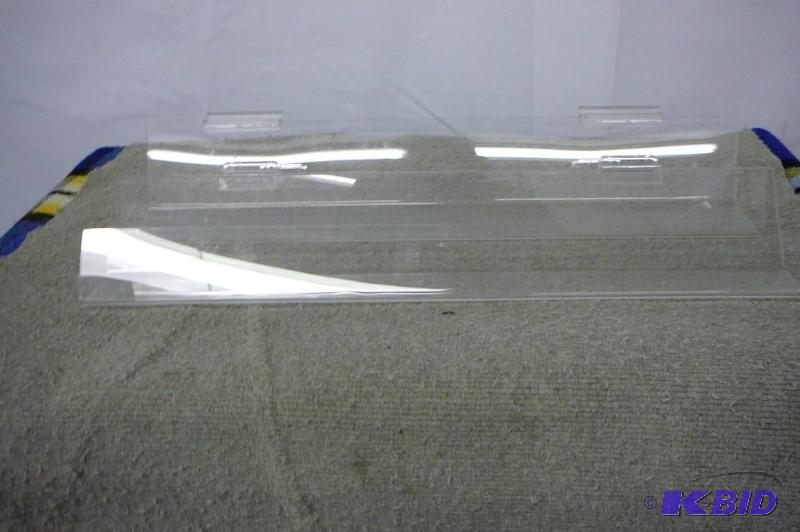 Slot board clear plastic shelves 24&quot lon...