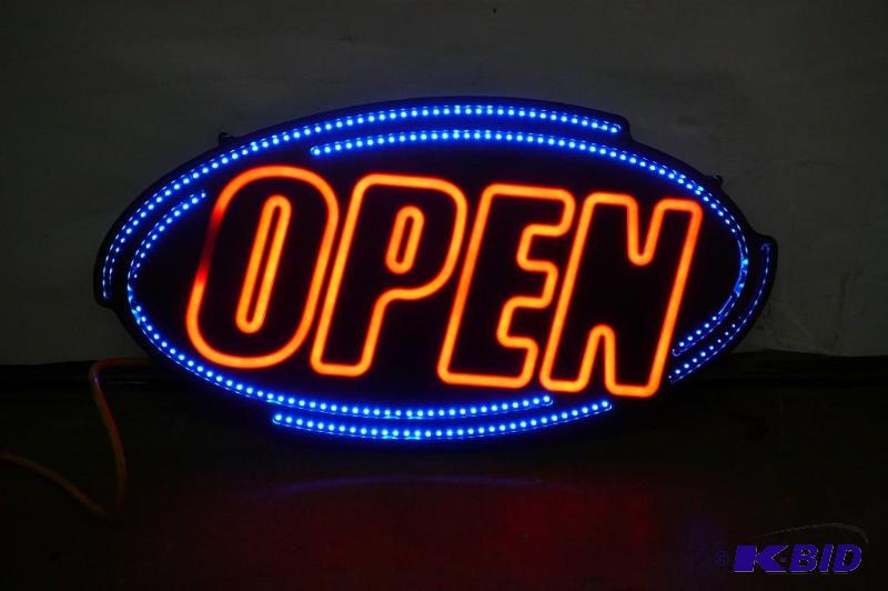 Open sign&nbsp WORKS 35&quot long x 18&quot...