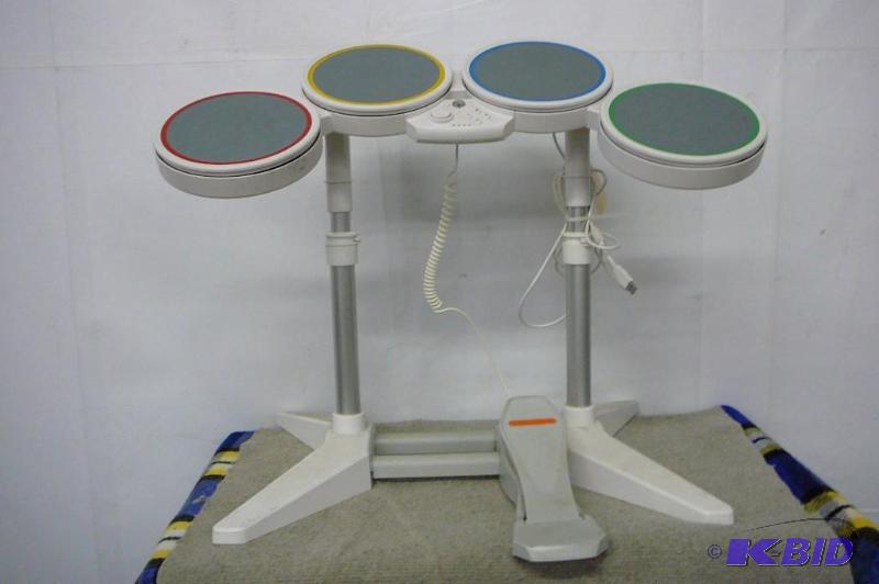 Rock band Harmonix drums with foot control an...