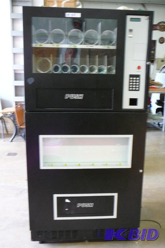 Vending machine upper half is candy machine m...