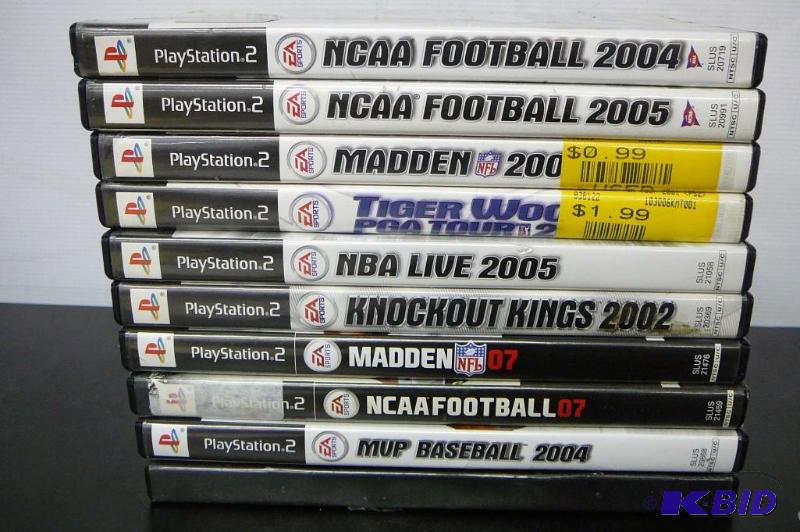 Lot of 10 Play station 2 games...