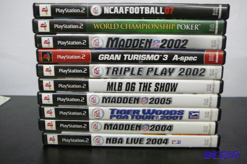 Lot of 10 Play station 2 games...