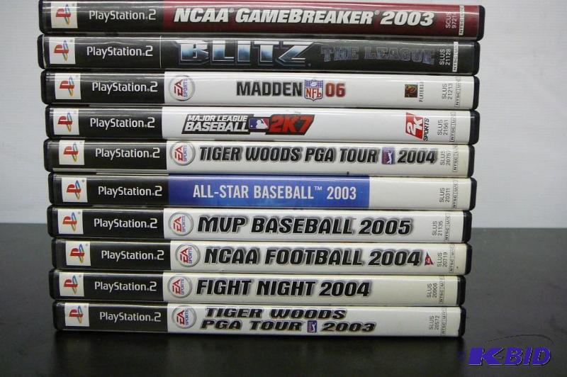 Lot of 10 Play station 2 games...