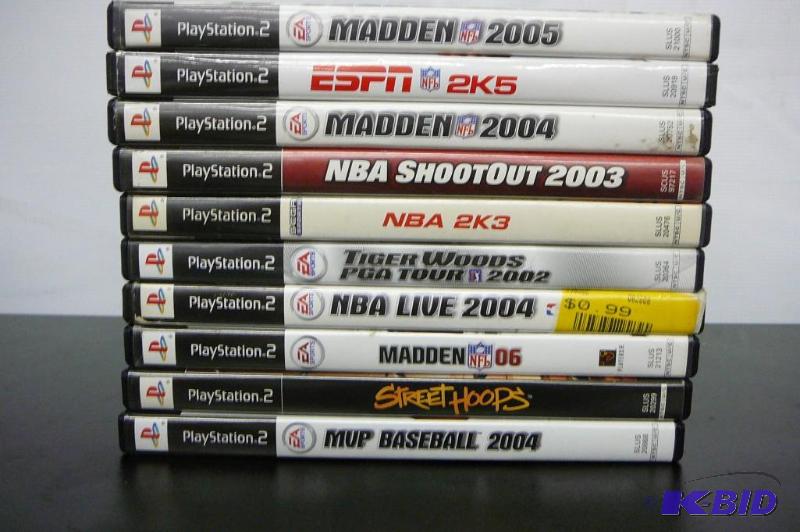 Lot of 10 Play station 2 games...