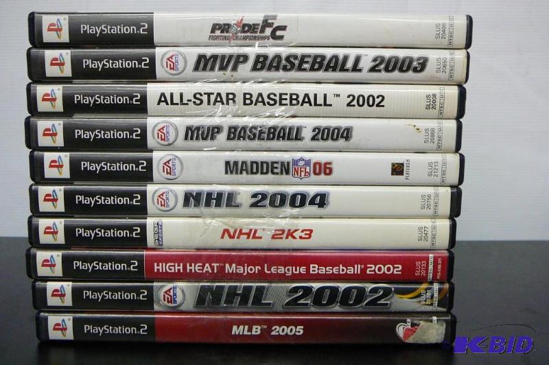 Lot of 10 Play station 2 games...