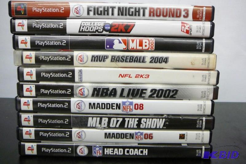 Lot of 10 Play station 2 games...