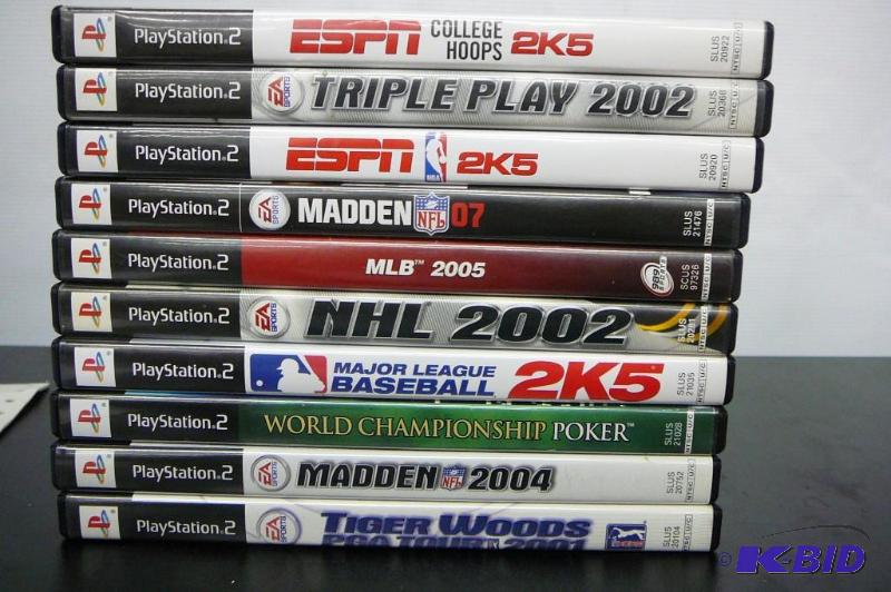 Lot of 10 Play station 2 games...