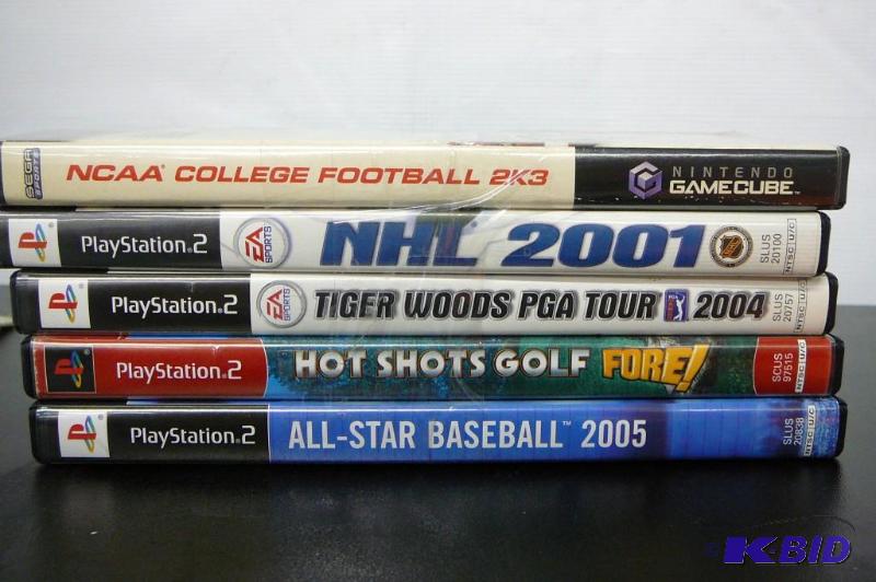 Lot of 5 Play station 2 games...