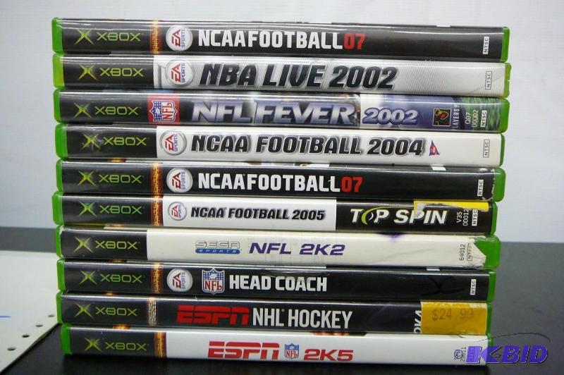 Lot of 10 XBox games...