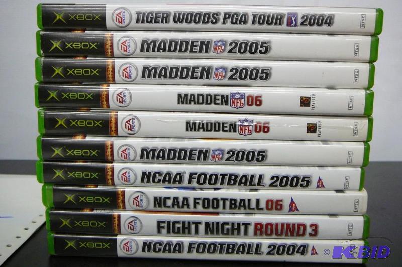 Lot of 10 XBox games...