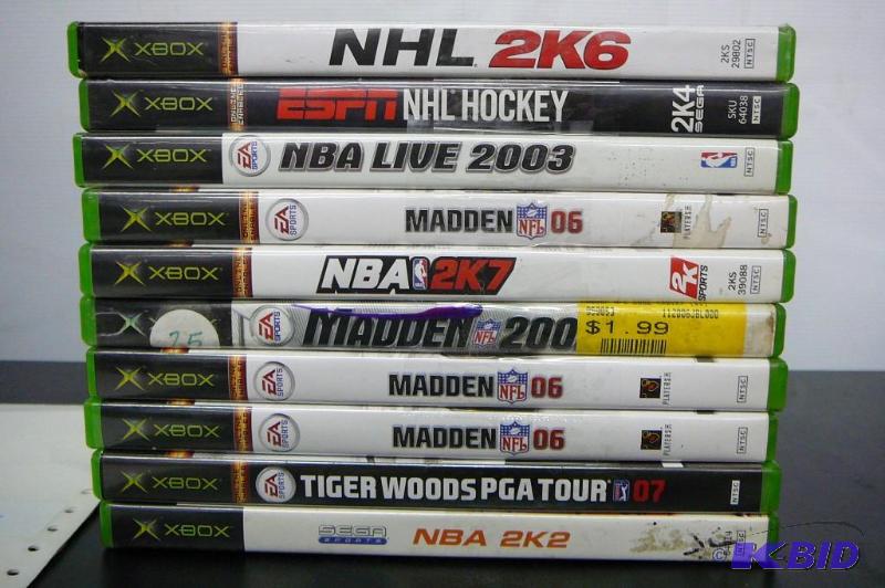 Lot of 10 XBox games...