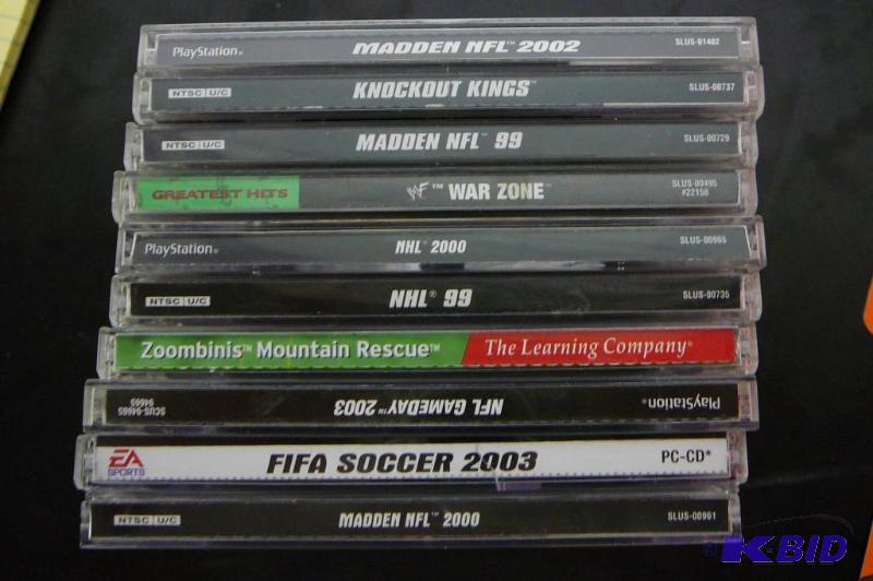 Lot of 10 Play station games...