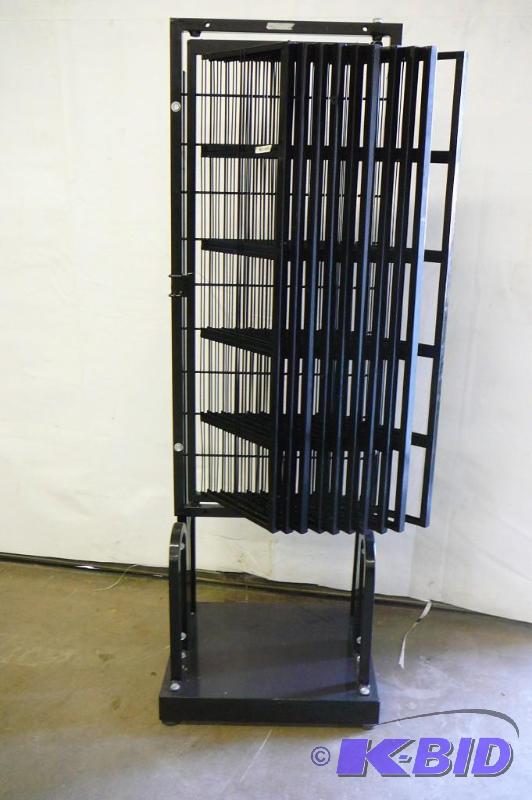 DVD movie display rack with lock 10 movie rac...