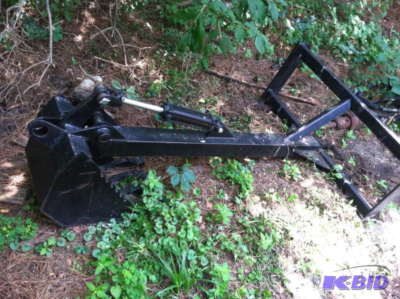 lot 104 image: Excavator digging arm for Skid Steer - Backhoe attachment --Brand new