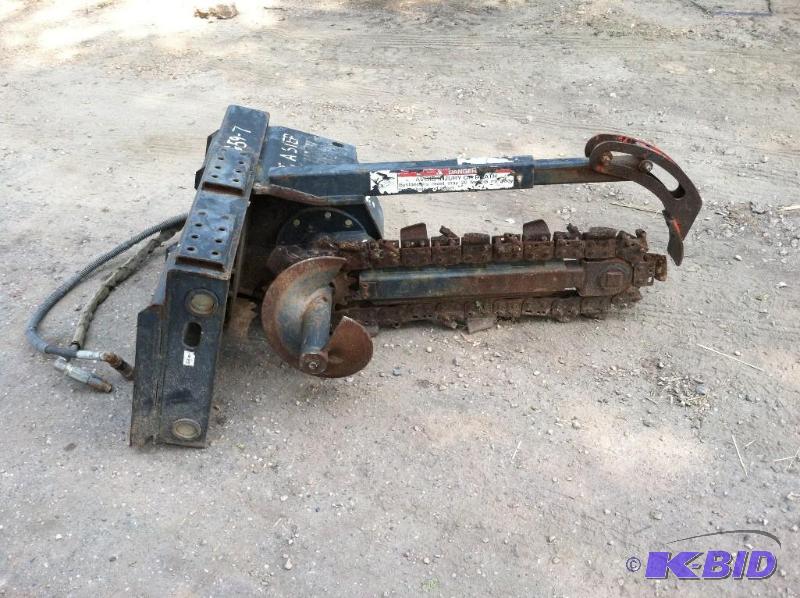 lot 34 image: Bobcat Trencher