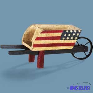 Americana Wooden Wheelbarrows