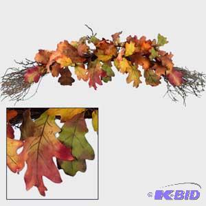 Autumn Oak Crescent Swags