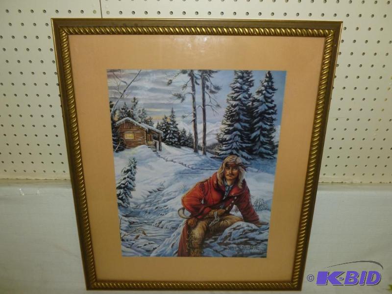 lot 116 image: Jonnie Chardoon&nbspwood framed and matted p...