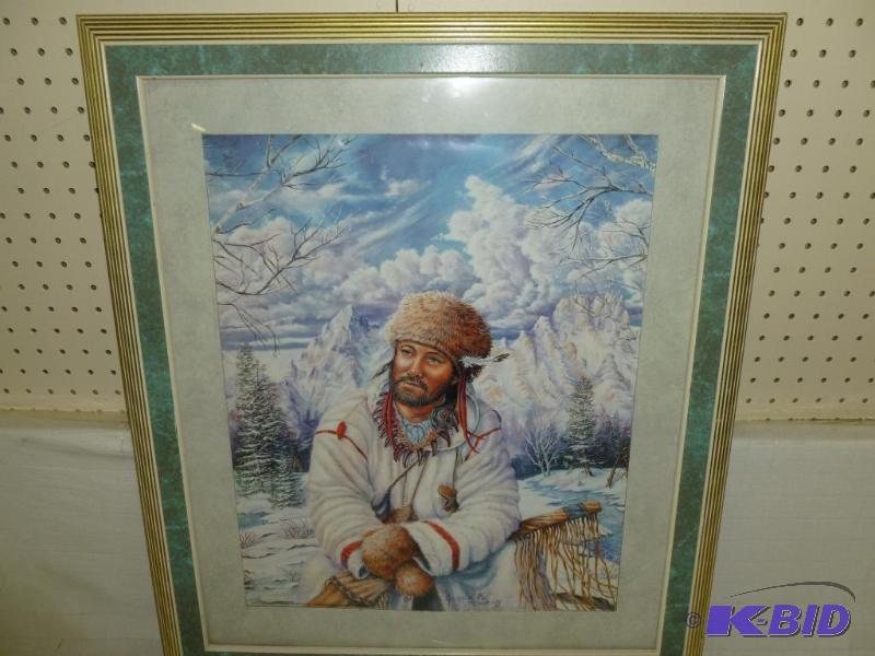 lot 118 image: Jonnie Chardoon&nbspwood framed and matted p...