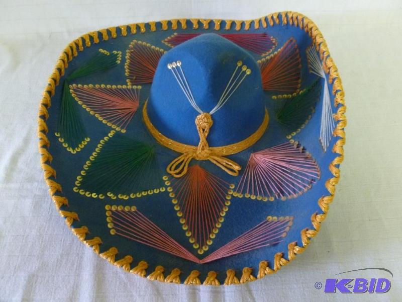 lot 137 image: Large Pigalle Mexican Sombrero Hat, good cond...