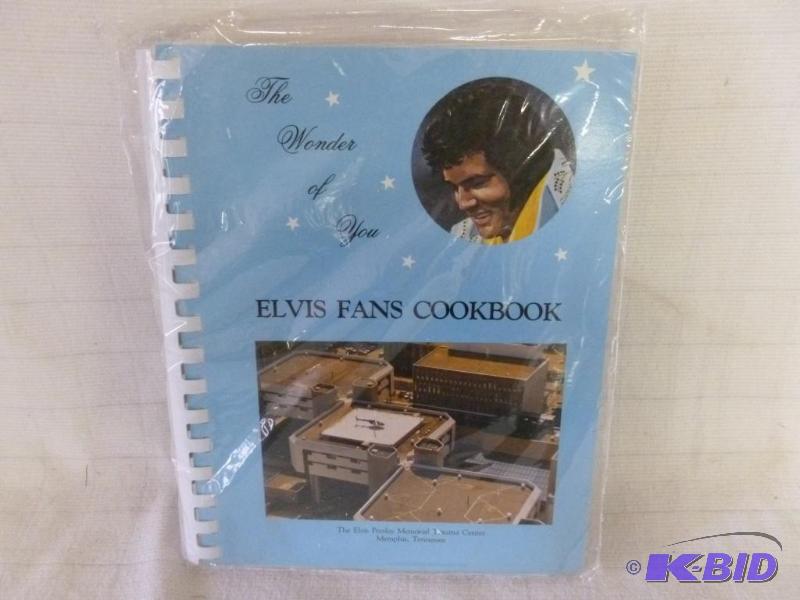 lot 151 image: Collectible Elvis Presley Fans Cookbook, bran...